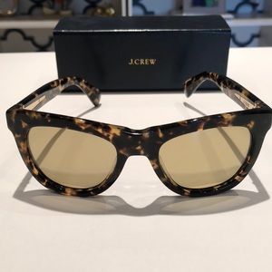Jcrew tortoise “Betty” sunglasses.